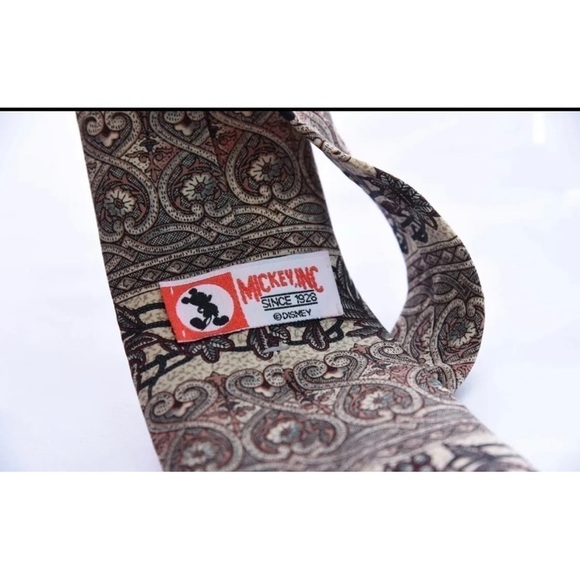 Oscar de la Renta Mens Silk Blue Red Paisley Geometric Ties Mickey Coca Cola Lot - Picture 10 of 15